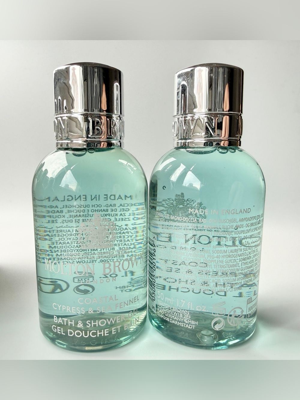 Molton Brown Coastal Cypress & Sea Fennel Travel Size 5 Pcs Body Wash & Lotion! - Picture 5 of 8
